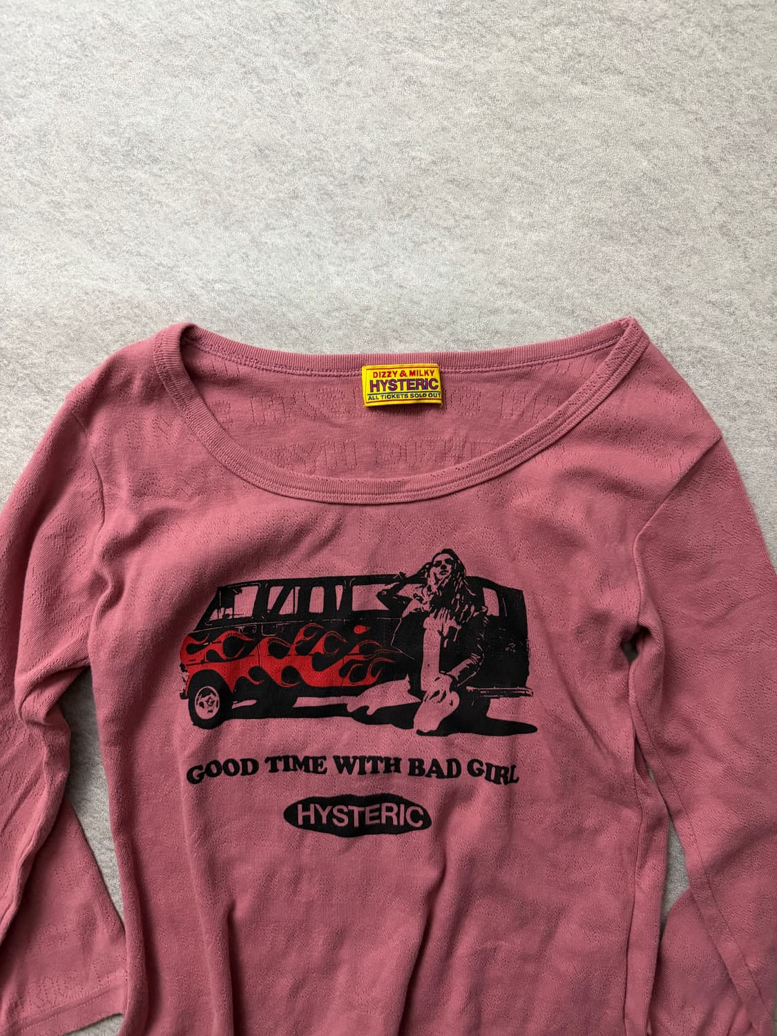 히스테릭글래머 그래픽 칠부슬리브 상품이미지4