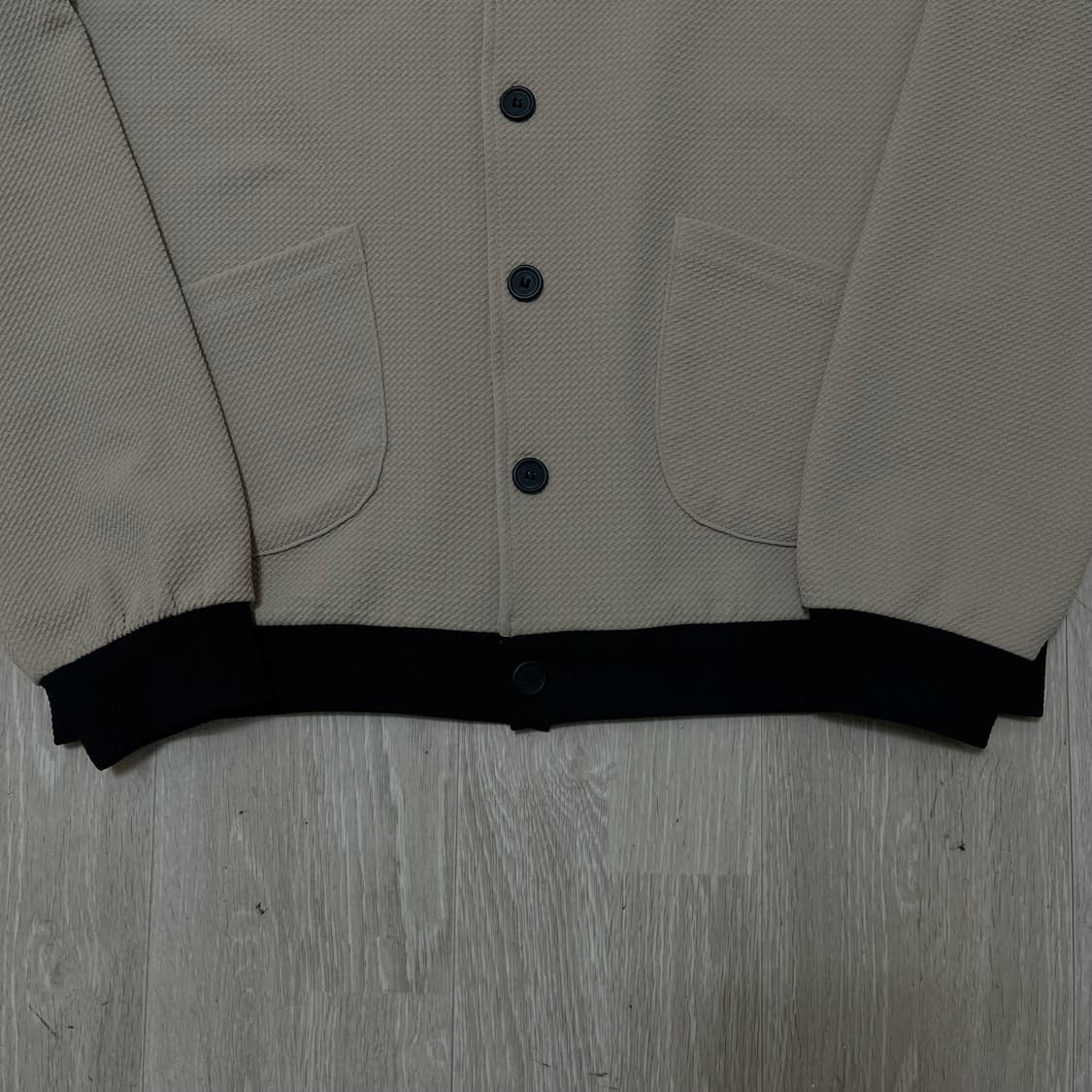 버버리 브릿 Burberry 여성 기마로고 시어서커 버튼업 가디건 XL 상품이미지6