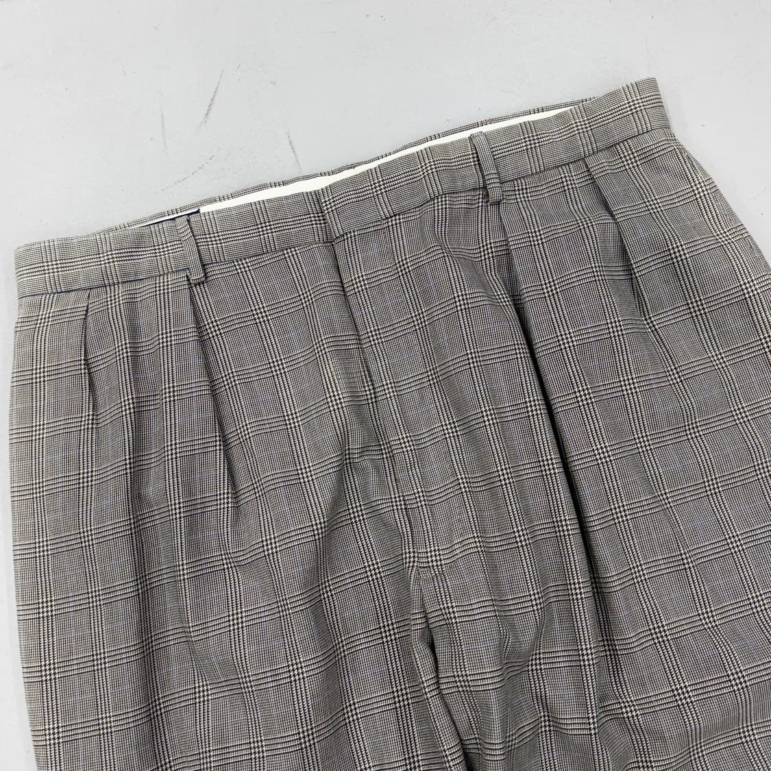 폴로 핀턱 체크 코튼 치노팬츠 상품이미지4