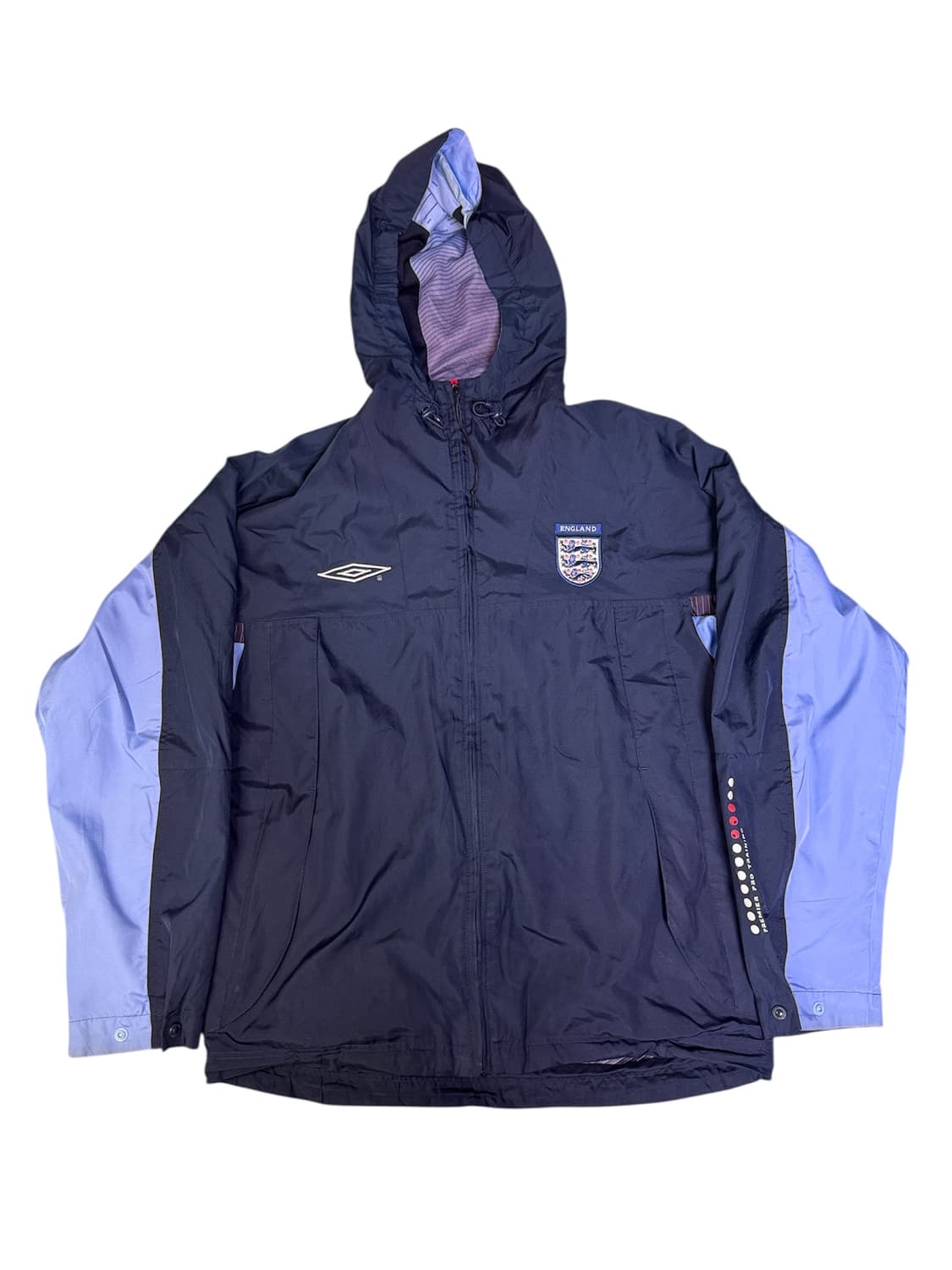 빈티지 90s 엄브로 잉글랜드 PREMIER PROTRAINING자켓 S 상품이미지2