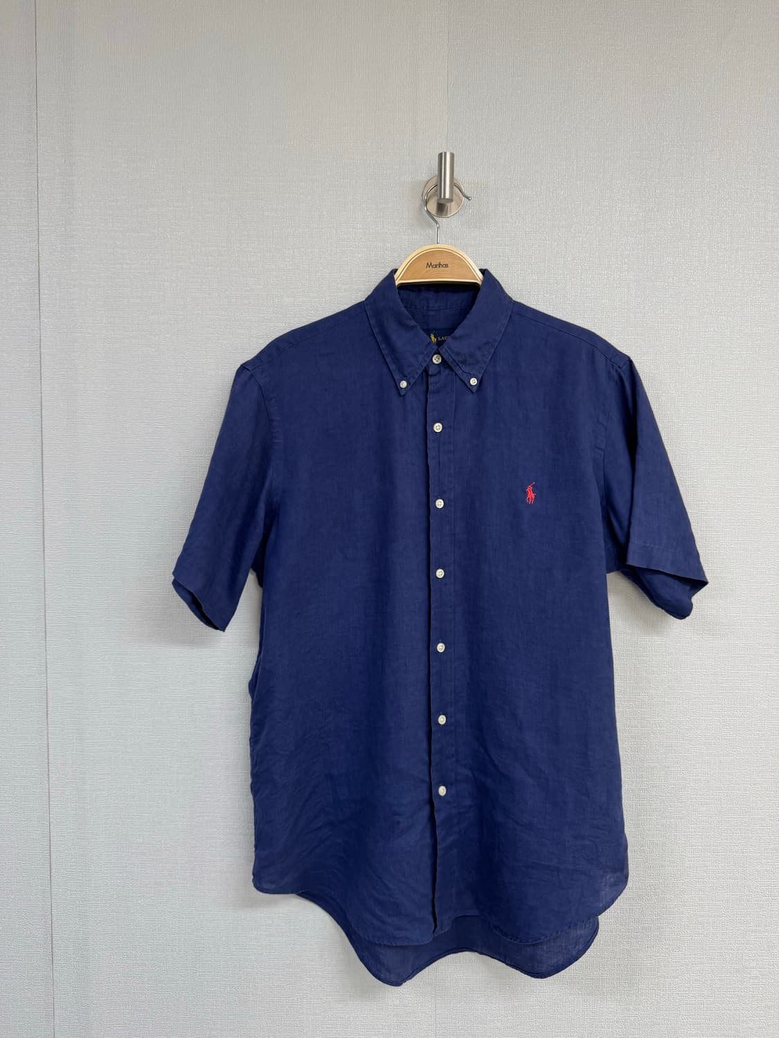 폴로 랄프로렌 린넨 반팔 셔츠 상품이미지1