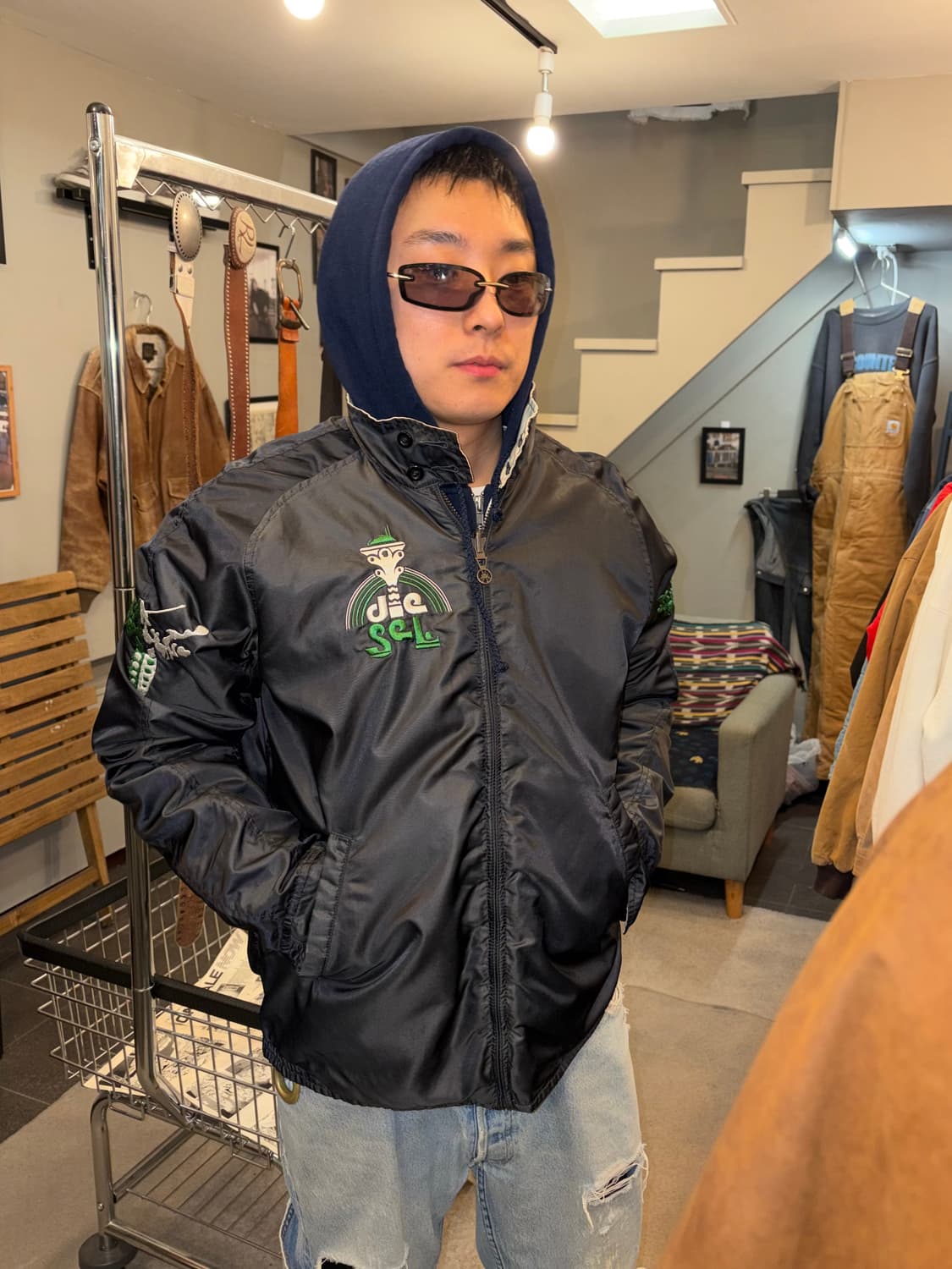 Diesel El Futuro reversible coach jacket 상품이미지2