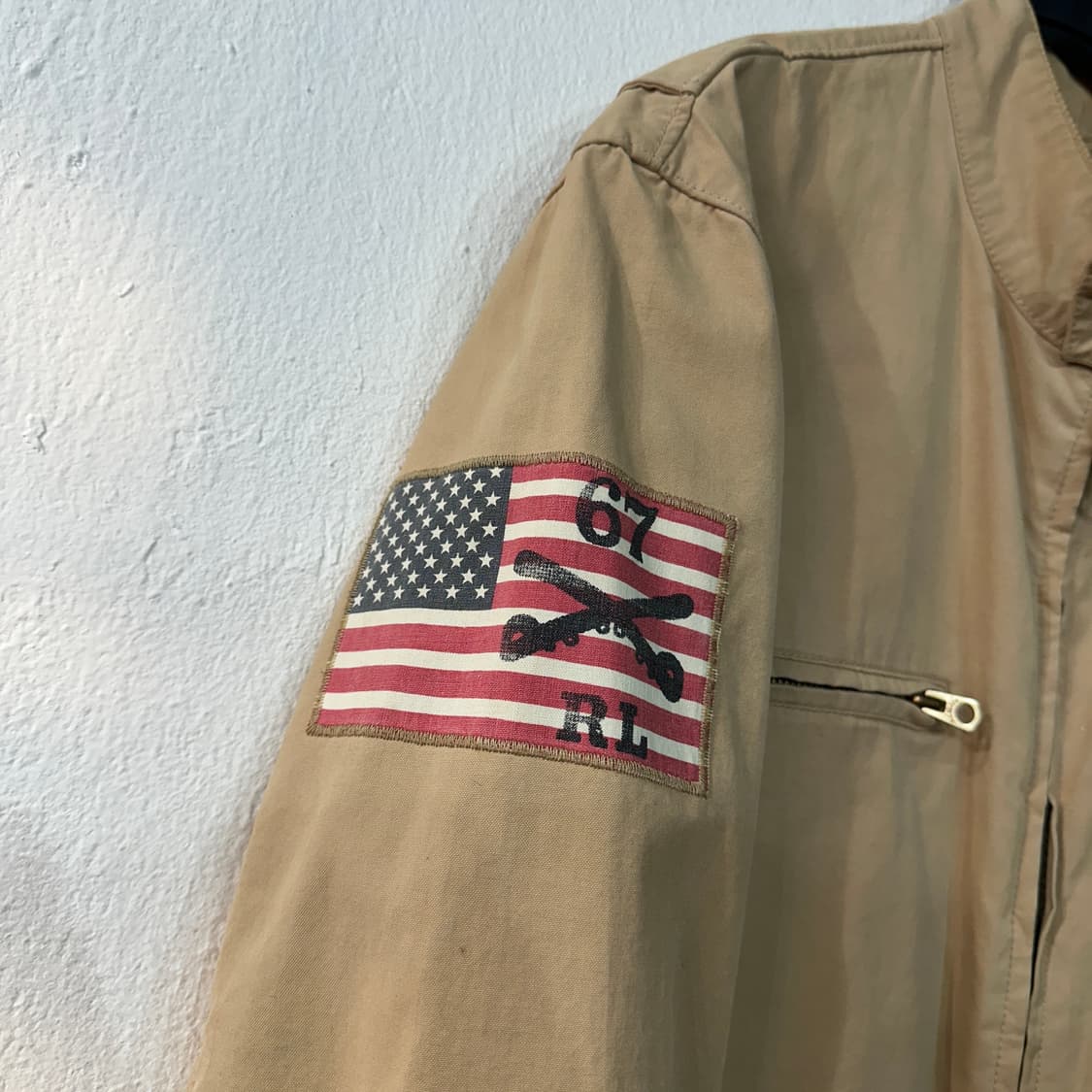 폴로진스 성조기 카페레이서 자켓 L 상품이미지3