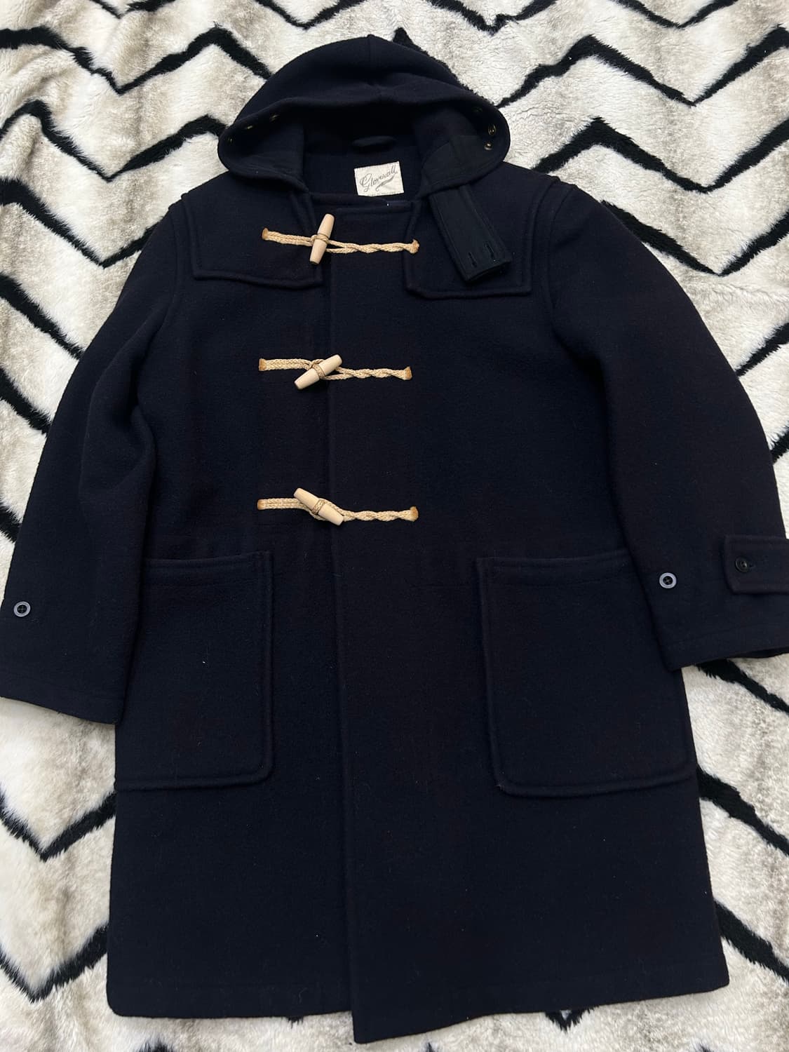 [S]글로버올 90s 몬티 더플코트/네이비 상품이미지2