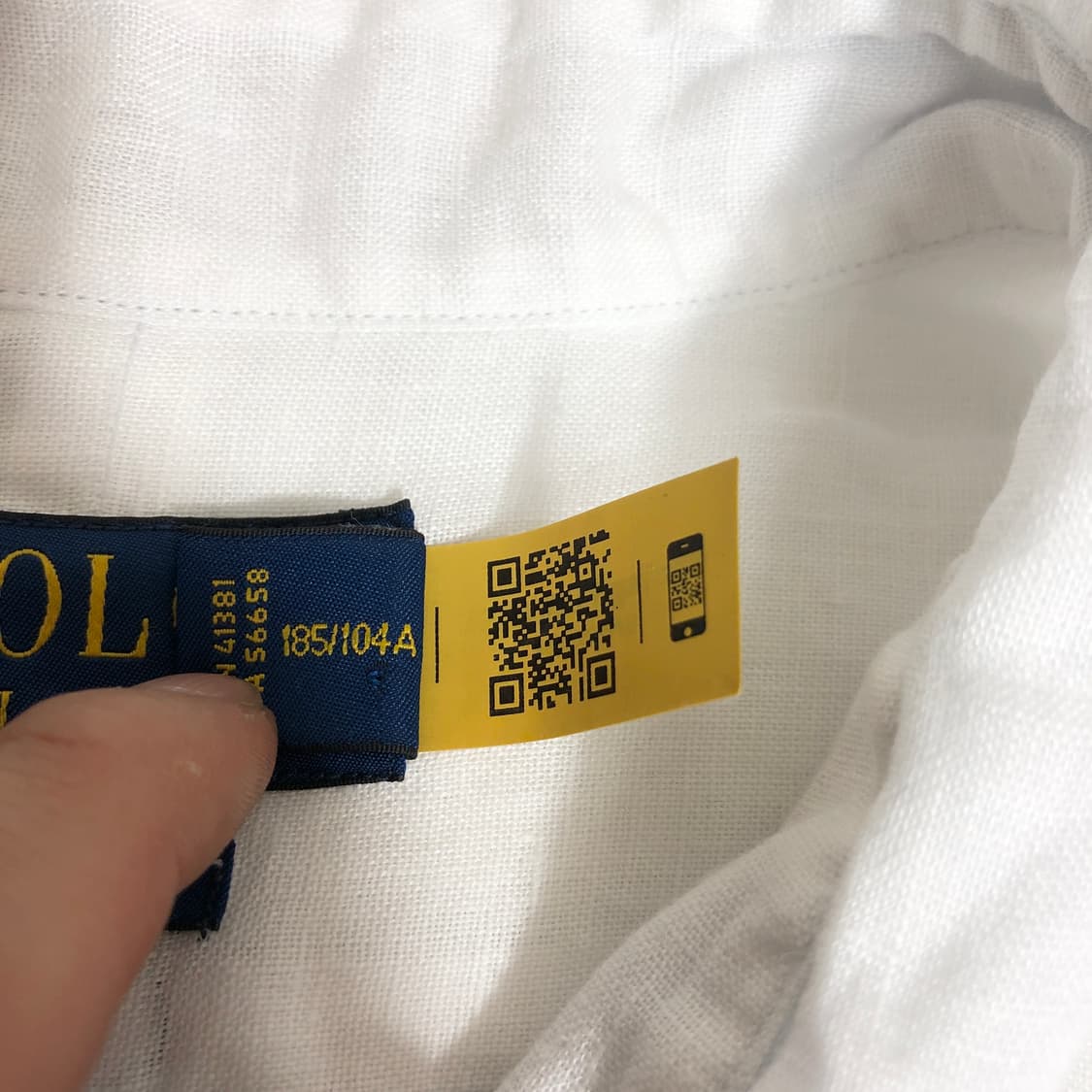 폴로 랄프로렌 린넨 셔츠 XL 상품이미지3