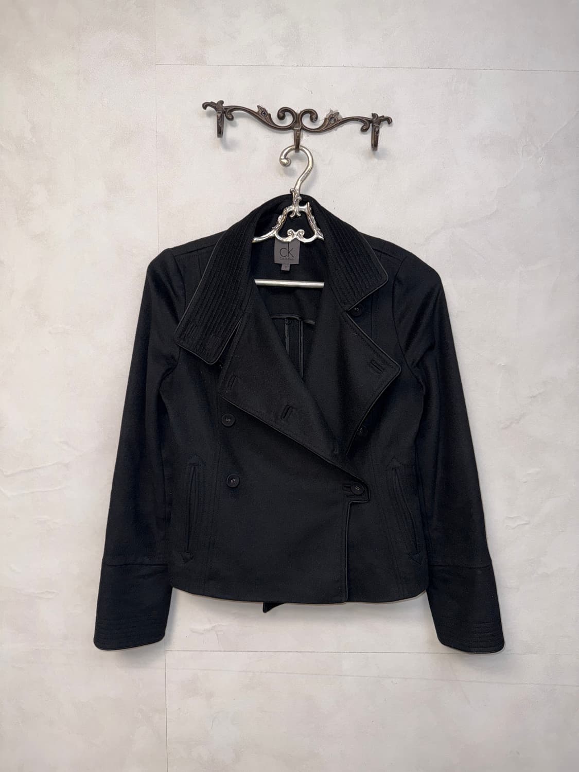 Calvin Klein angora wool cashmere jacket 상품이미지1