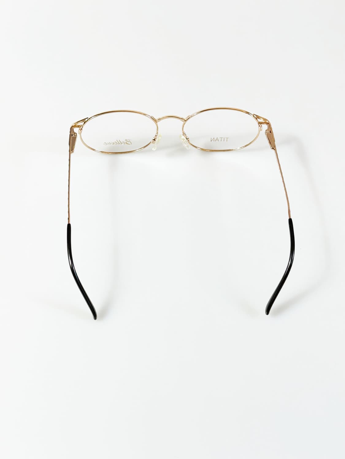 독일제 BELLEVUE 골드 티타늄 오벌 프레임 빈티지 안경 상품이미지5