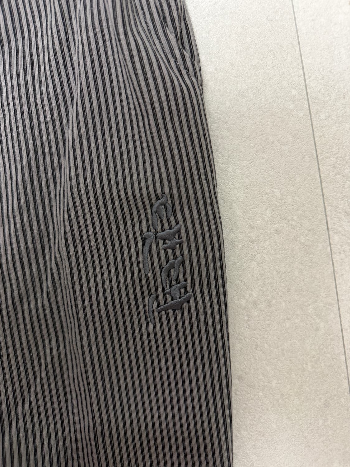탠스댄스(파히섬) stripe easy pants_black 상품이미지5