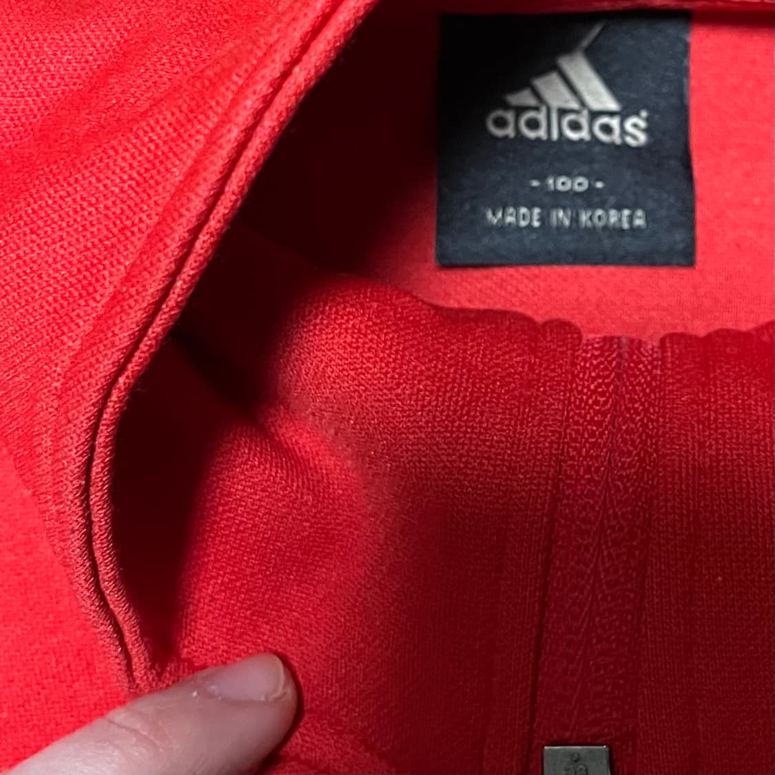 [Adidas]아디다스 스포티 삼선 져지(레드) 상품이미지9