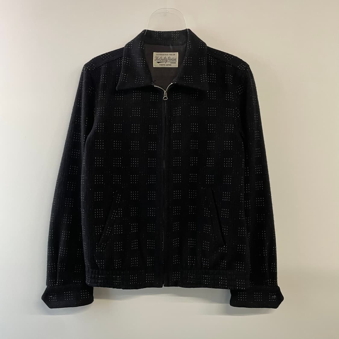 와코마리아 울 웨스턴 체크패턴 자켓 상품이미지3