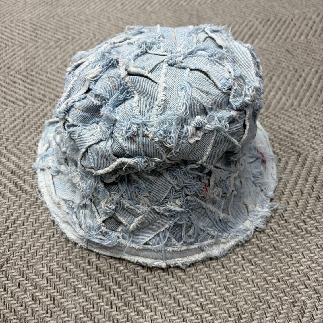 빈티지 데님 패치워크 버킷햇 v1652 상품이미지1