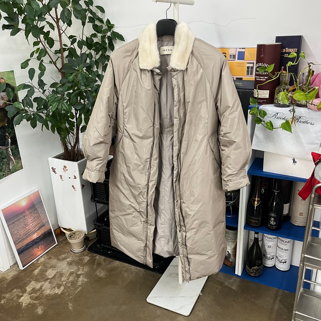 마인 밍크퍼 롱패딩 점퍼 82 상품이미지1