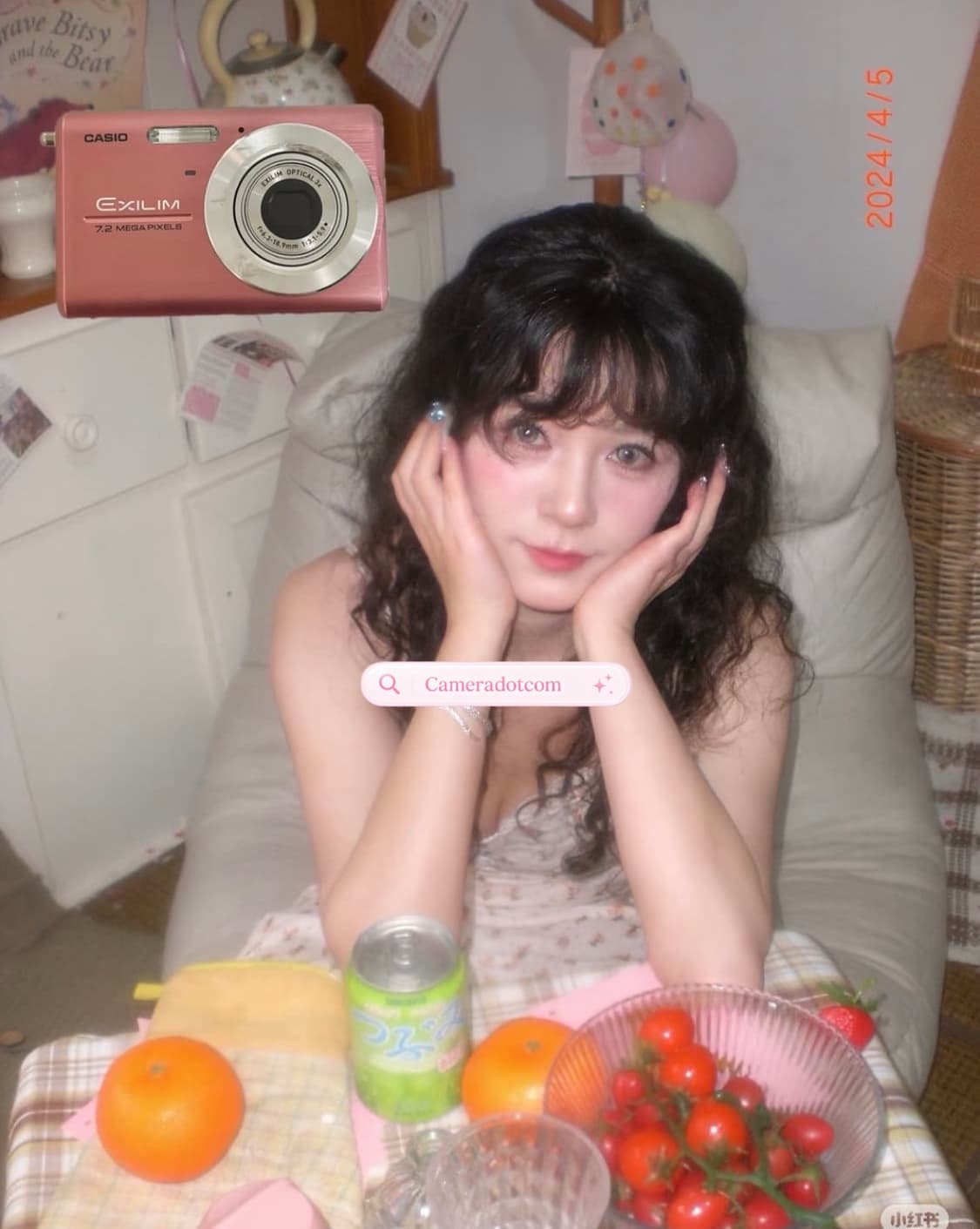 아이브가을희귀풀셋!) 카시오 엑슬림 z75 casio exilim 핑크 상품이미지3