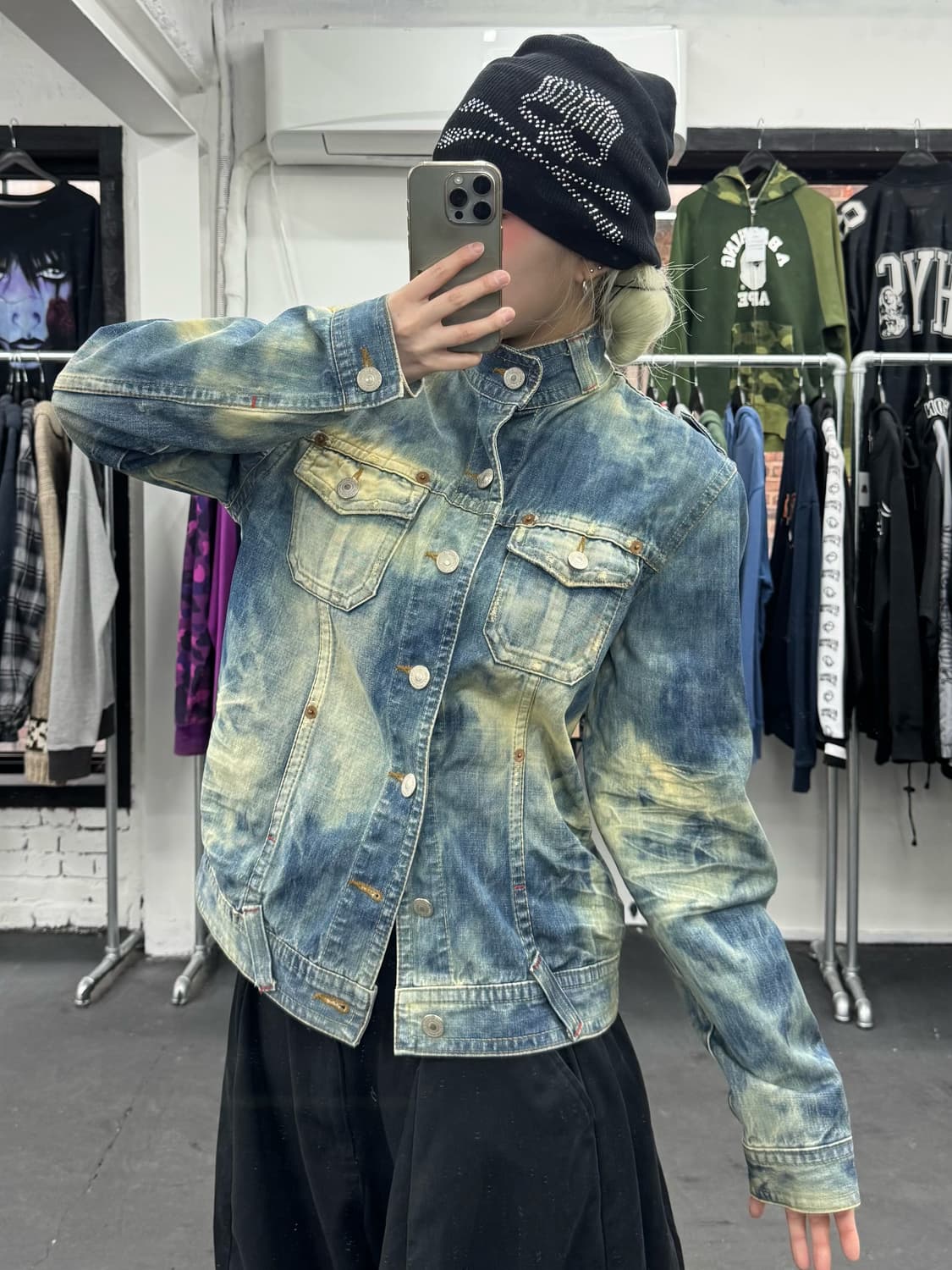 VTG 워시드 데님자켓 상품이미지5