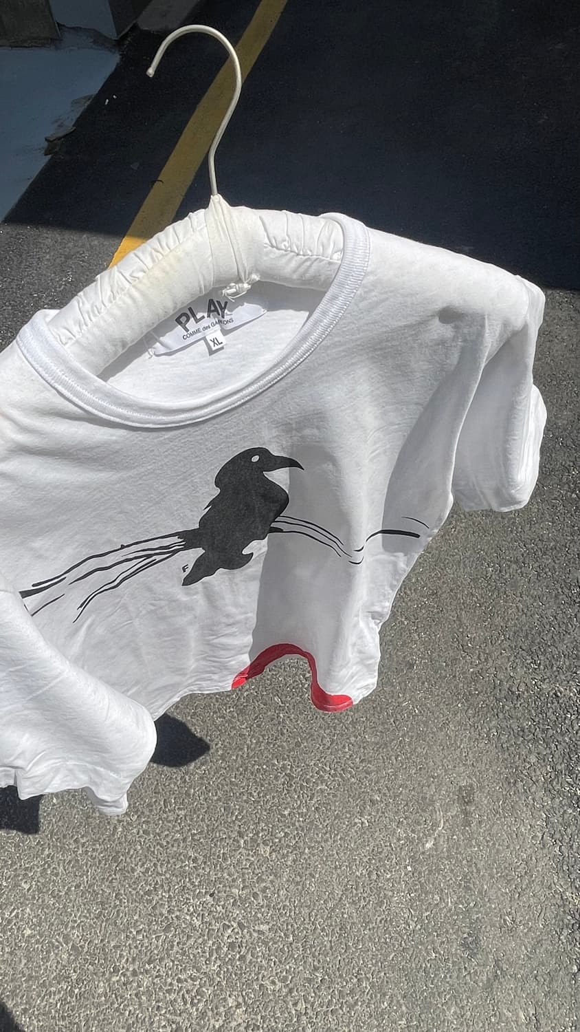 Comme des Garçons PLAY 'Crows' Graphic T 상품이미지7