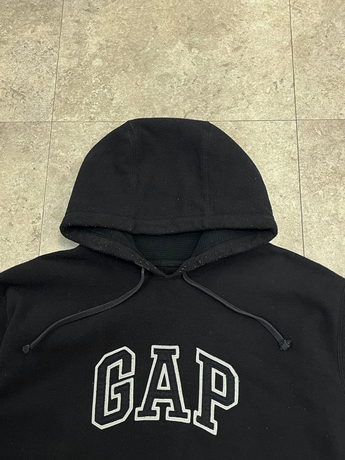 갭 플리스 후드티 블랙 L #csz2243 상품이미지5