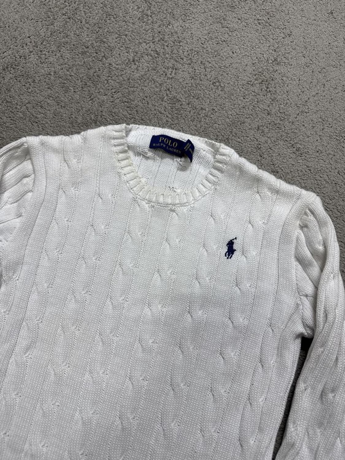 폴로 꽈배기 니트 XS 상품이미지2