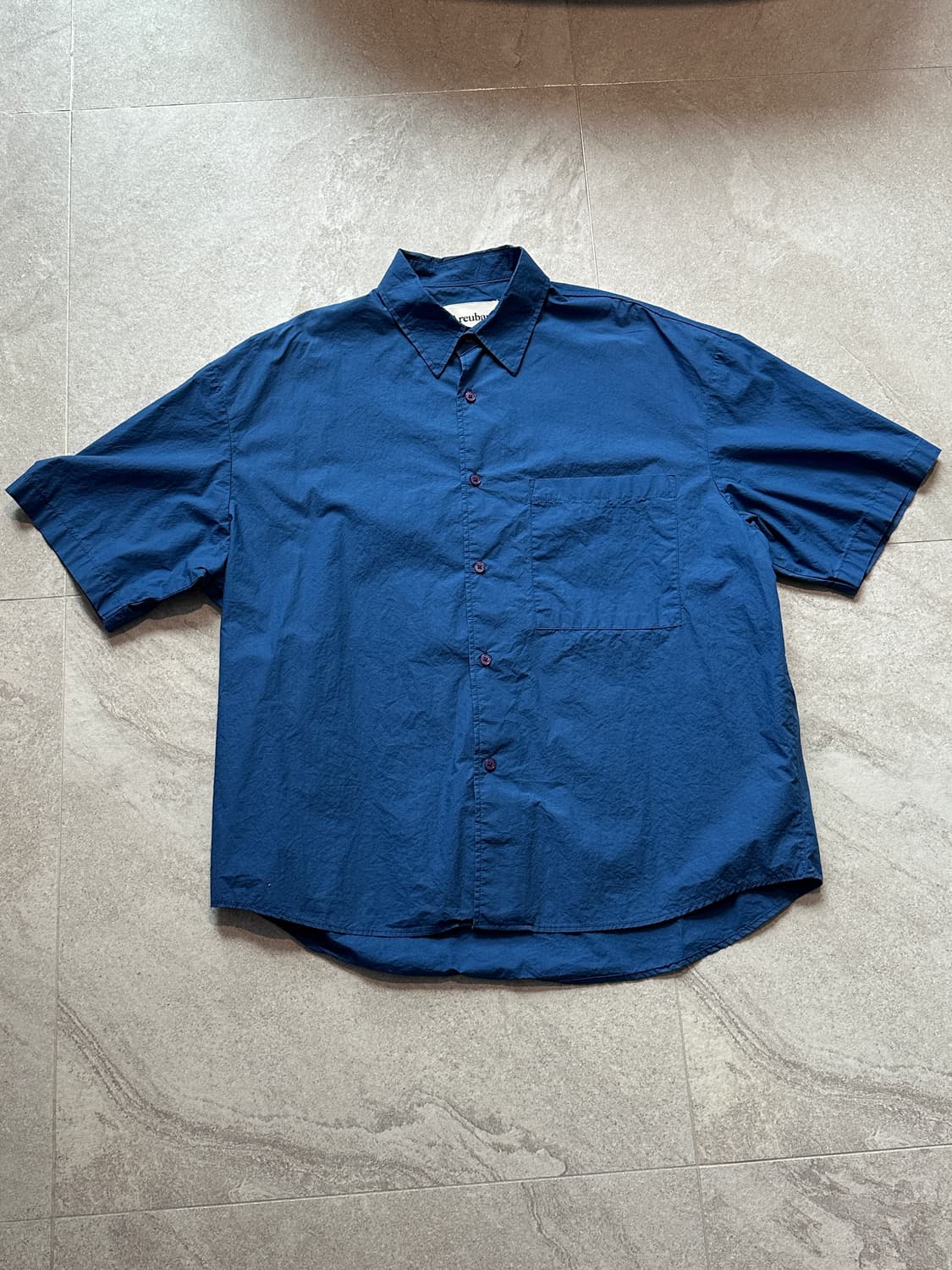 아르반 릴렉스드 블루라인 셔츠 울트라 마린 L 상품이미지2