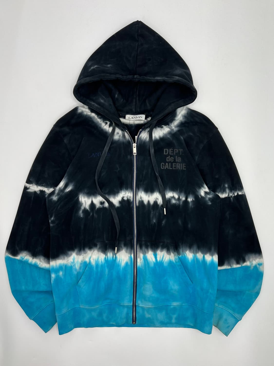 랑방x갤러리디파트먼트 배색 나염 후드집업 상품이미지1