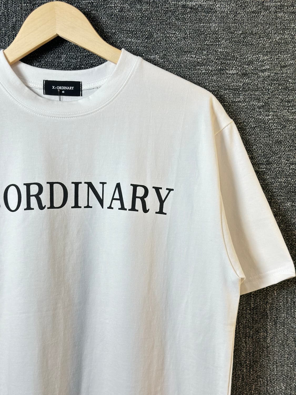 X:ORDINARY 화이트 반팔티 48 상품이미지3