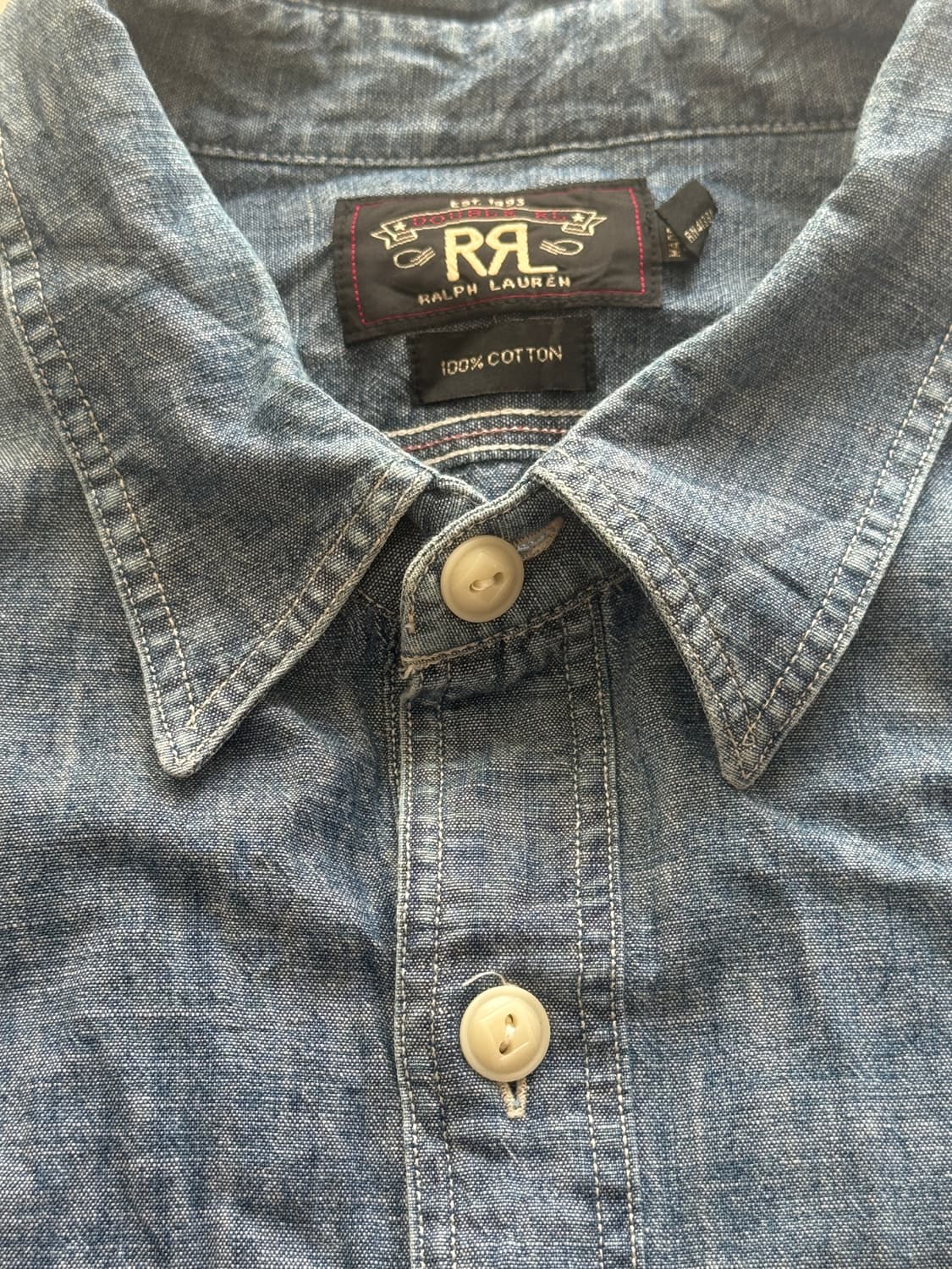 00s rrl 샴브레이 셔츠 상품이미지2