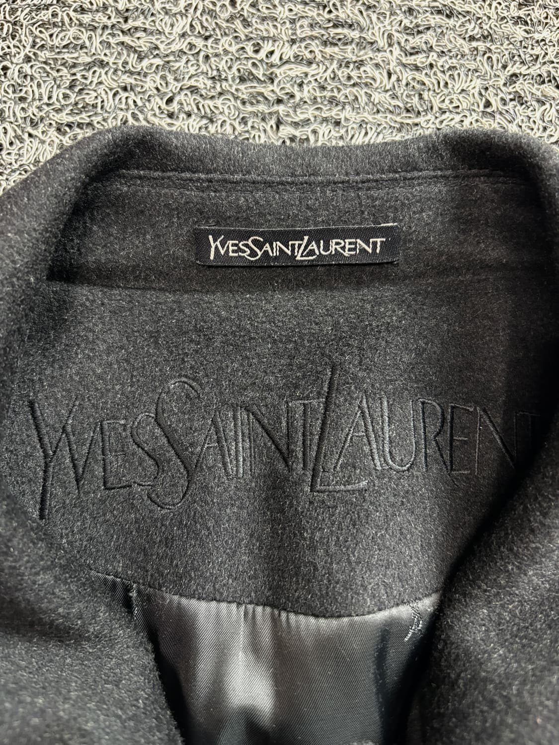 90s YSL 입생로랑 캐시미어 아카이브 발바칸 코트 3596 상품이미지3