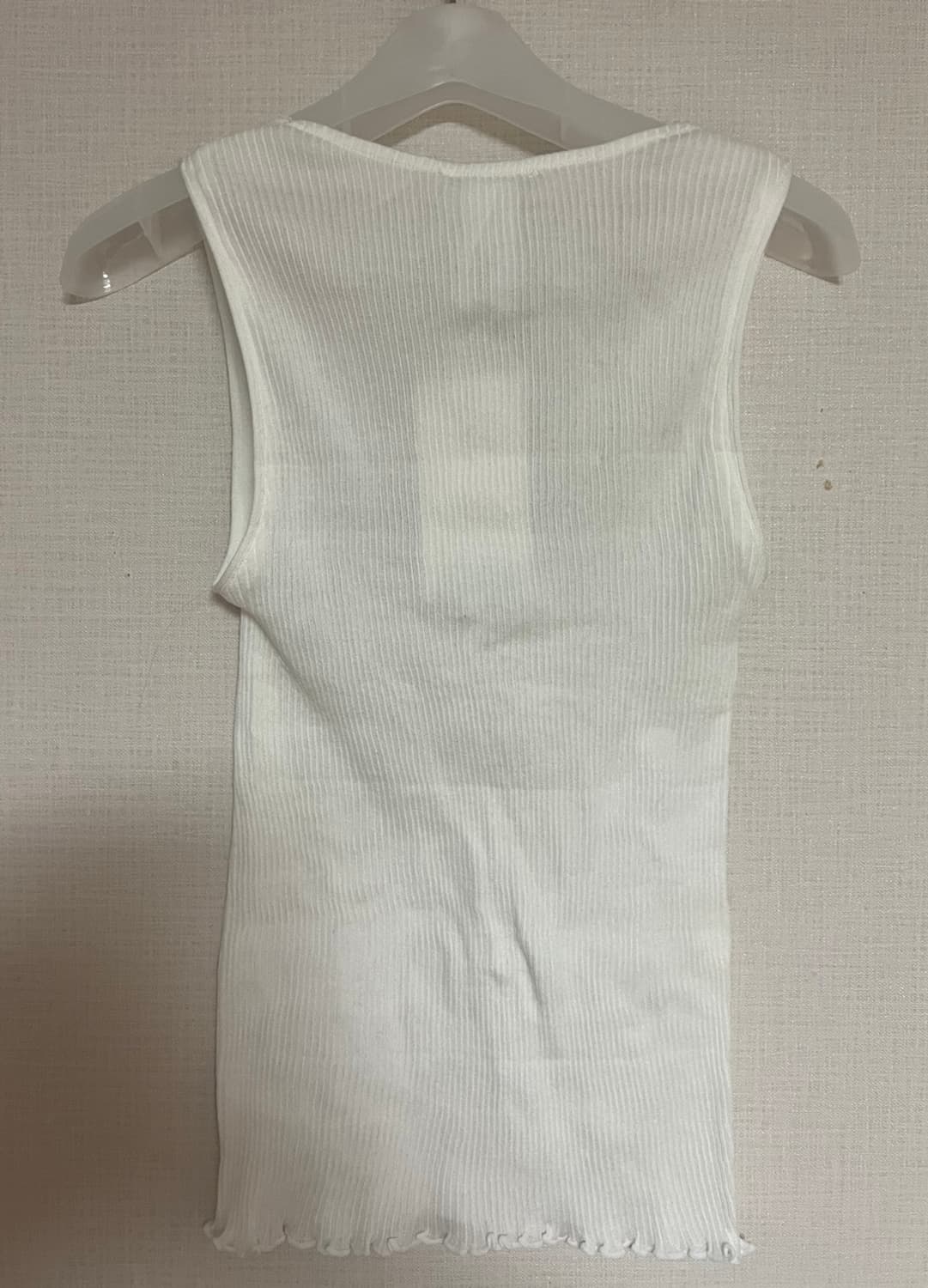 ZARA 자라 레이스 리브드 티셔츠, 자라 레이스 나시 상품이미지9