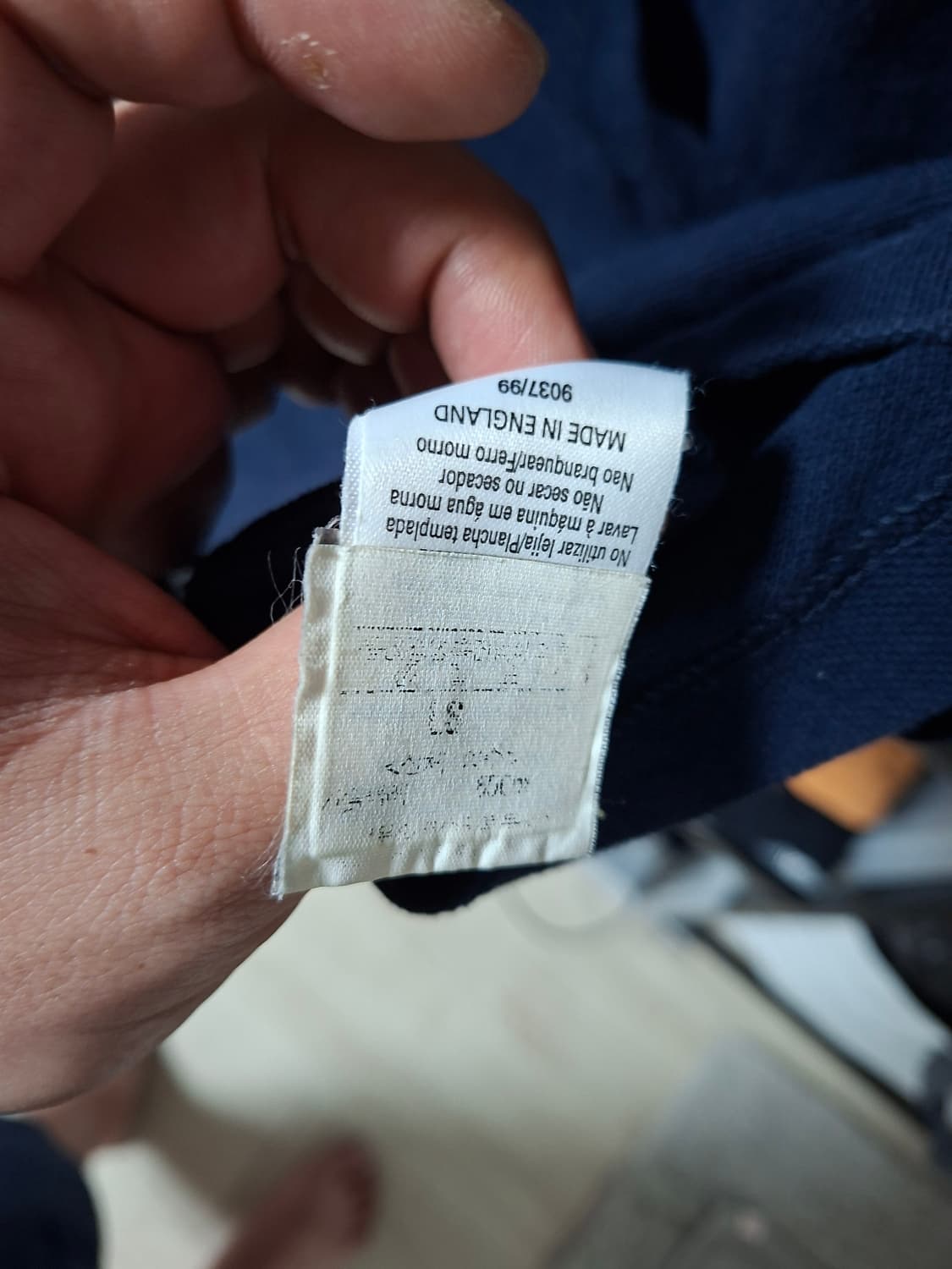 버버리 네이비 PK 카라티 S 상품이미지3