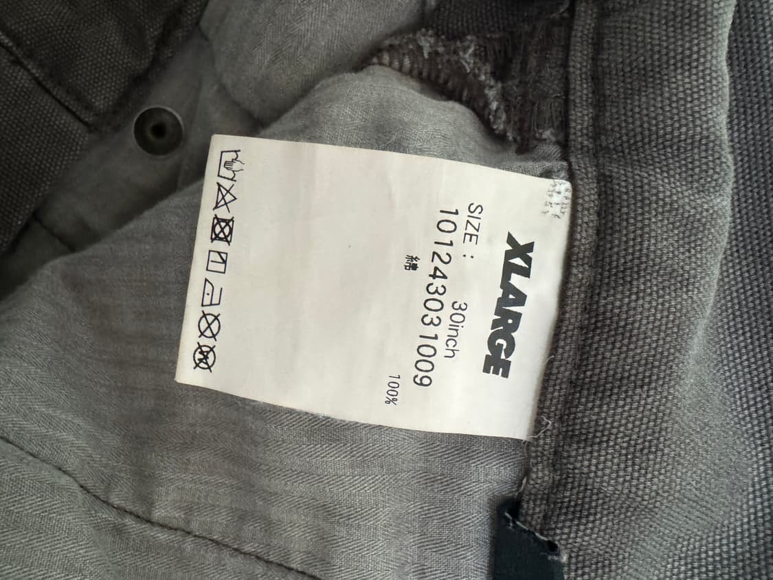 X LARGE 엑스라지 더블니 트윌 워크팬츠(워시드 브라운) 상품이미지5