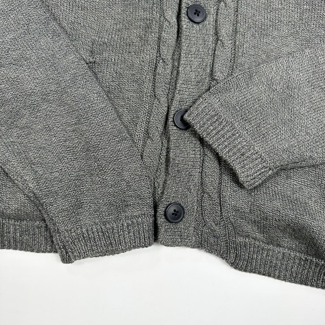 VTG 빈티지 재팬 차콜 니트 가디건 (M) 상품이미지4