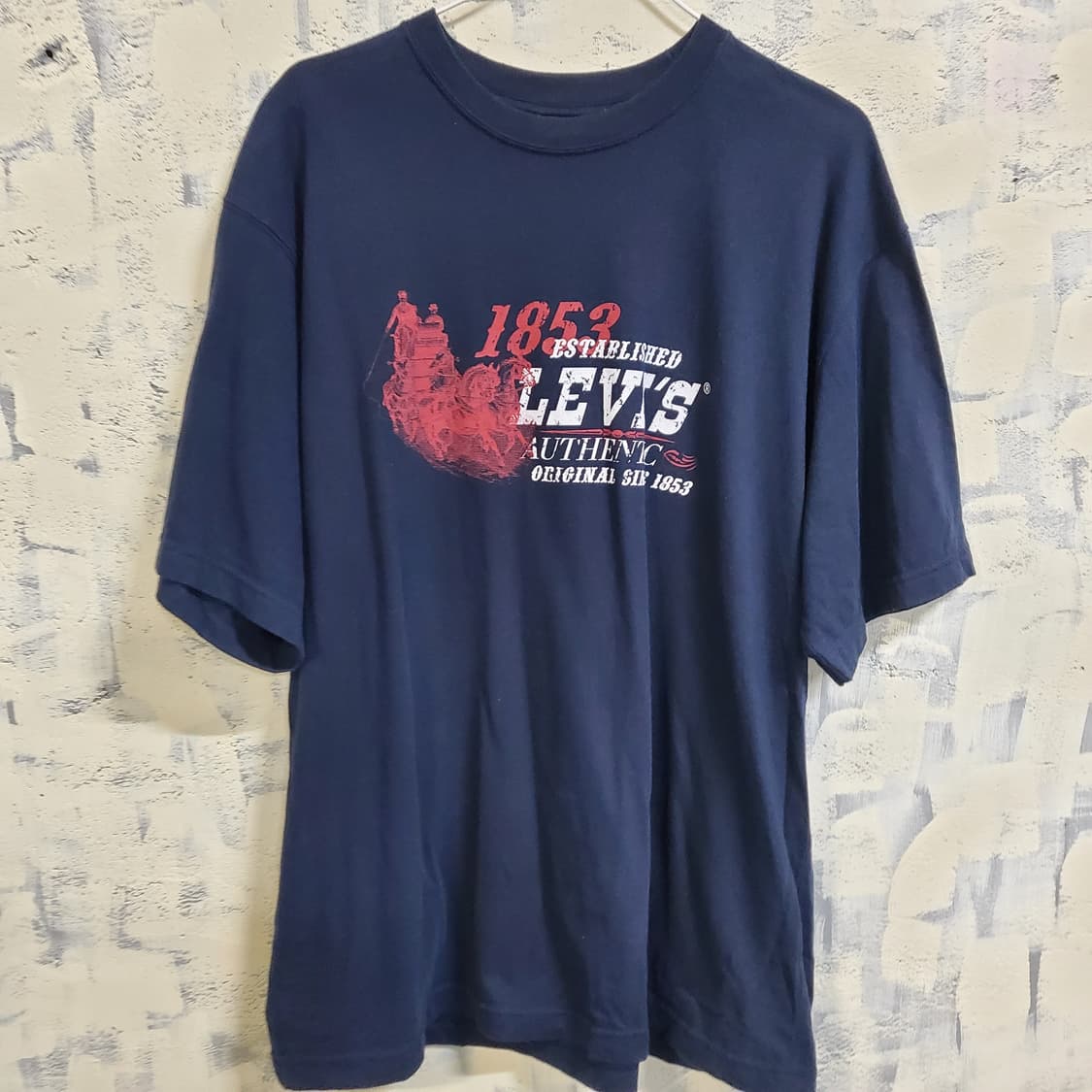 리바이스 네이비 빈티지 반팔 티셔츠  상품이미지1