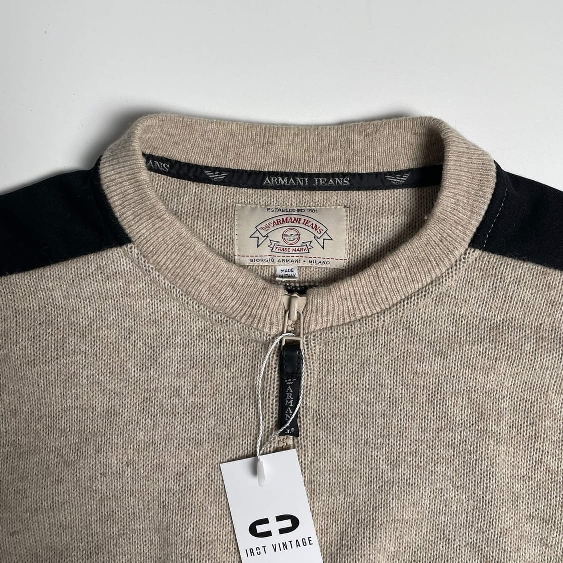 90's armani jeans 울나일론 레이어드 아노락 (italy)  상품이미지7