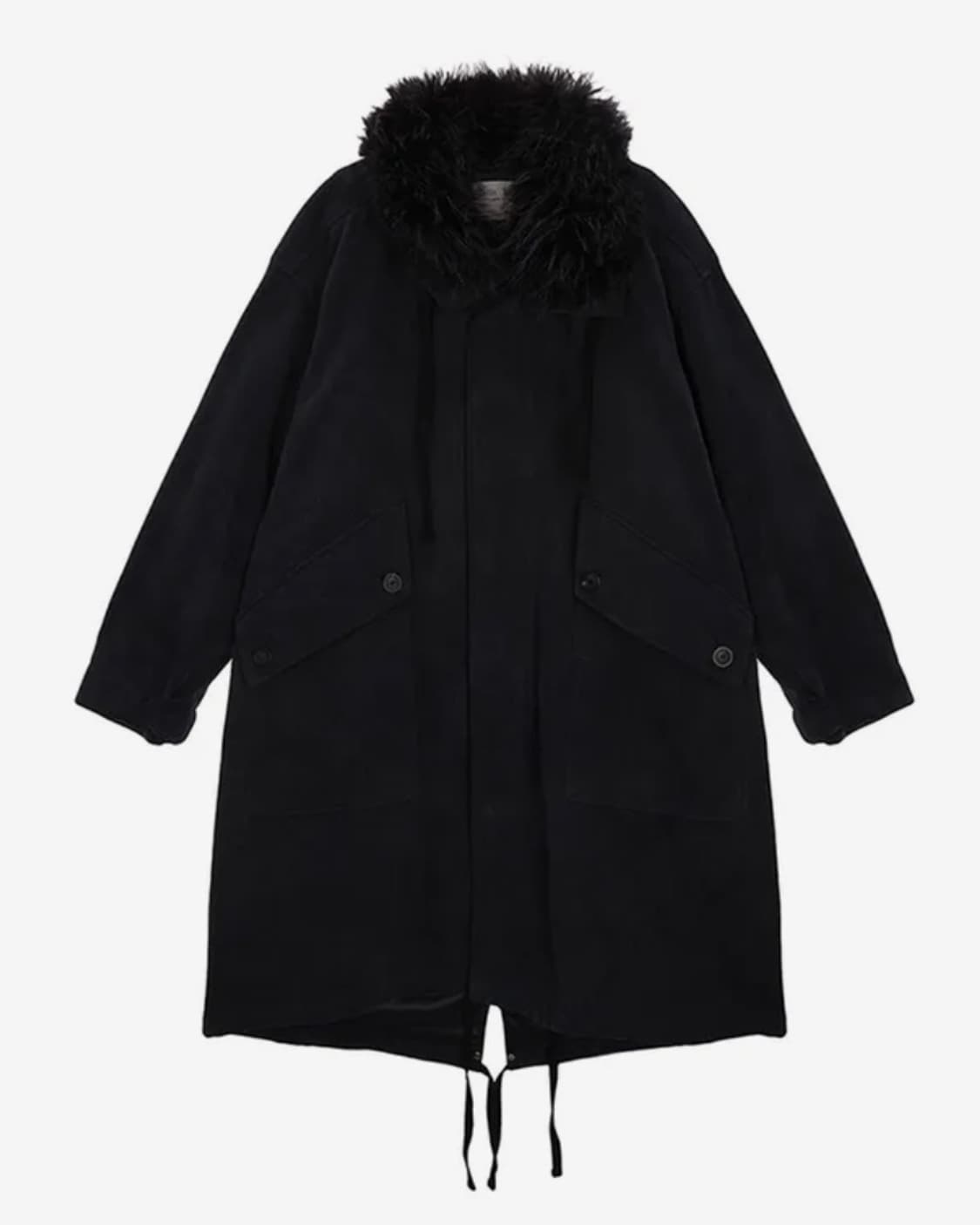 마뗑킴 퍼 트리밍 사파리 미디 점퍼 야상 상품이미지1