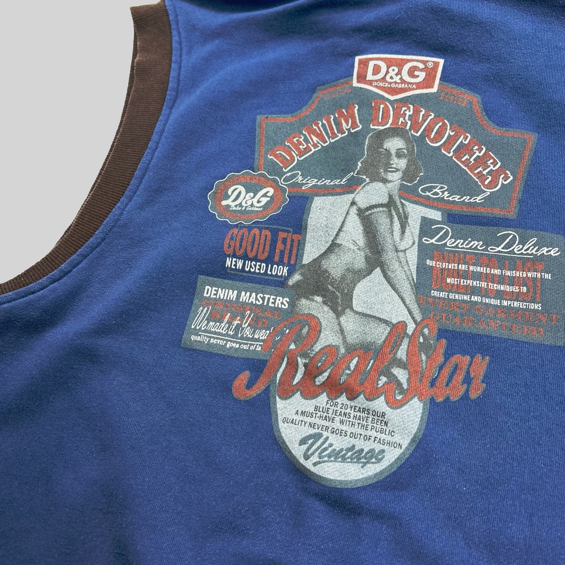 돌체앤가바나 핀업걸 후드 조끼 상품이미지3