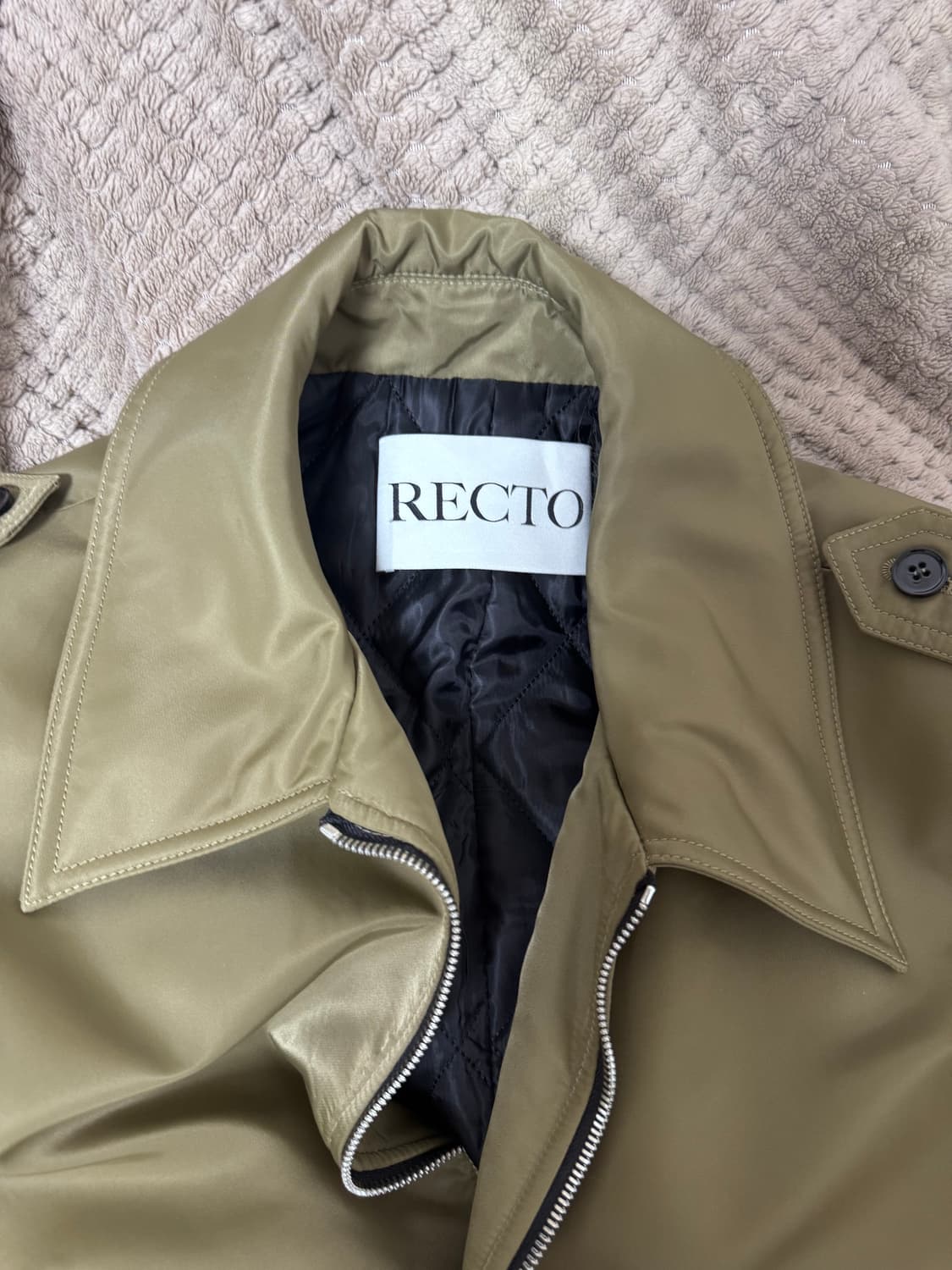 렉토 툴루즈 나일론 봄버 자켓 olive khaki  상품이미지2