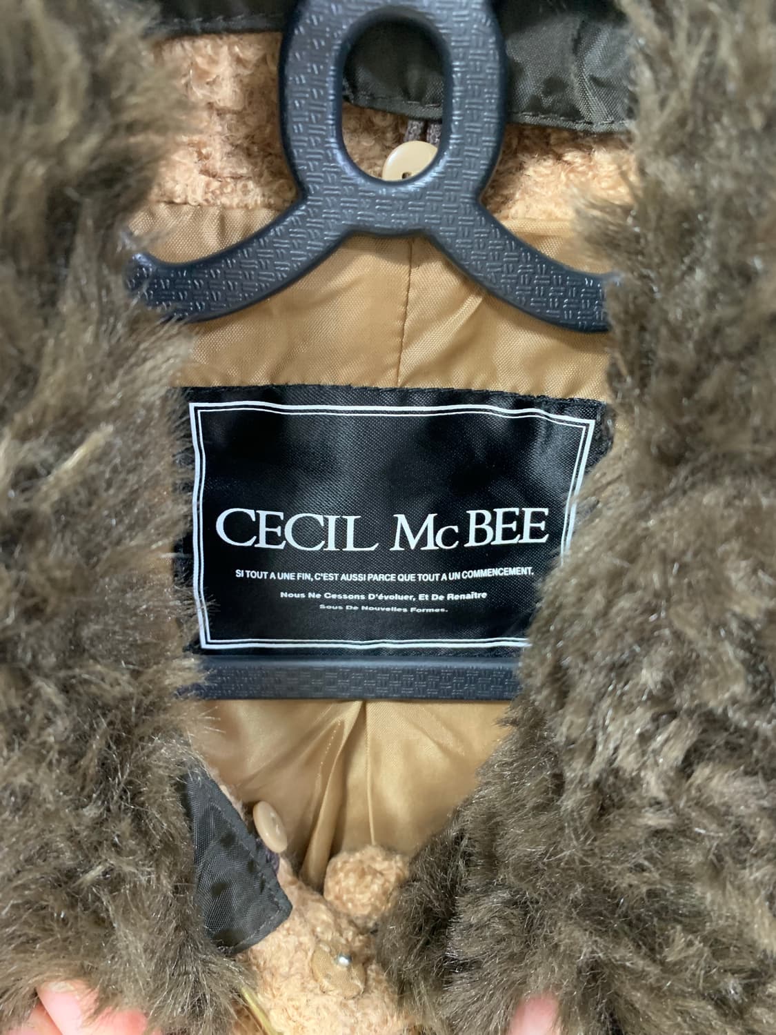 [CECIL MCBEE] 세실맥비 라떼갸루 코트 상품이미지8