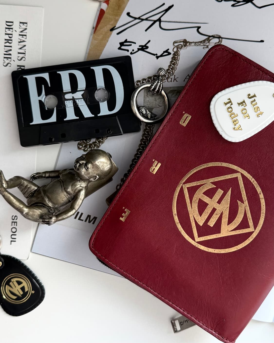 버건디 NA 클러치  상품이미지1