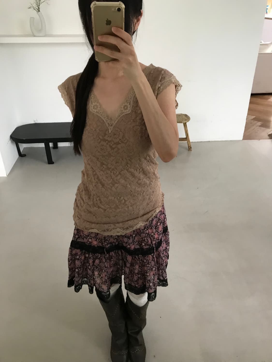 vintage pattern sleeveless 상품이미지9