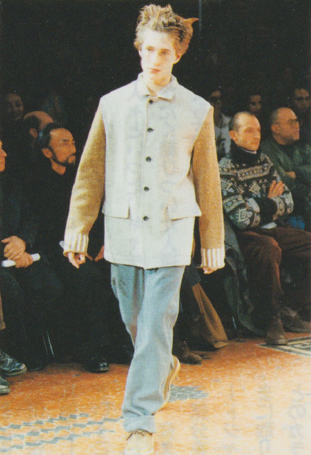 1996AW 꼼데가르송 옴므 플러스 니트 슬리브 자켓 상품이미지2