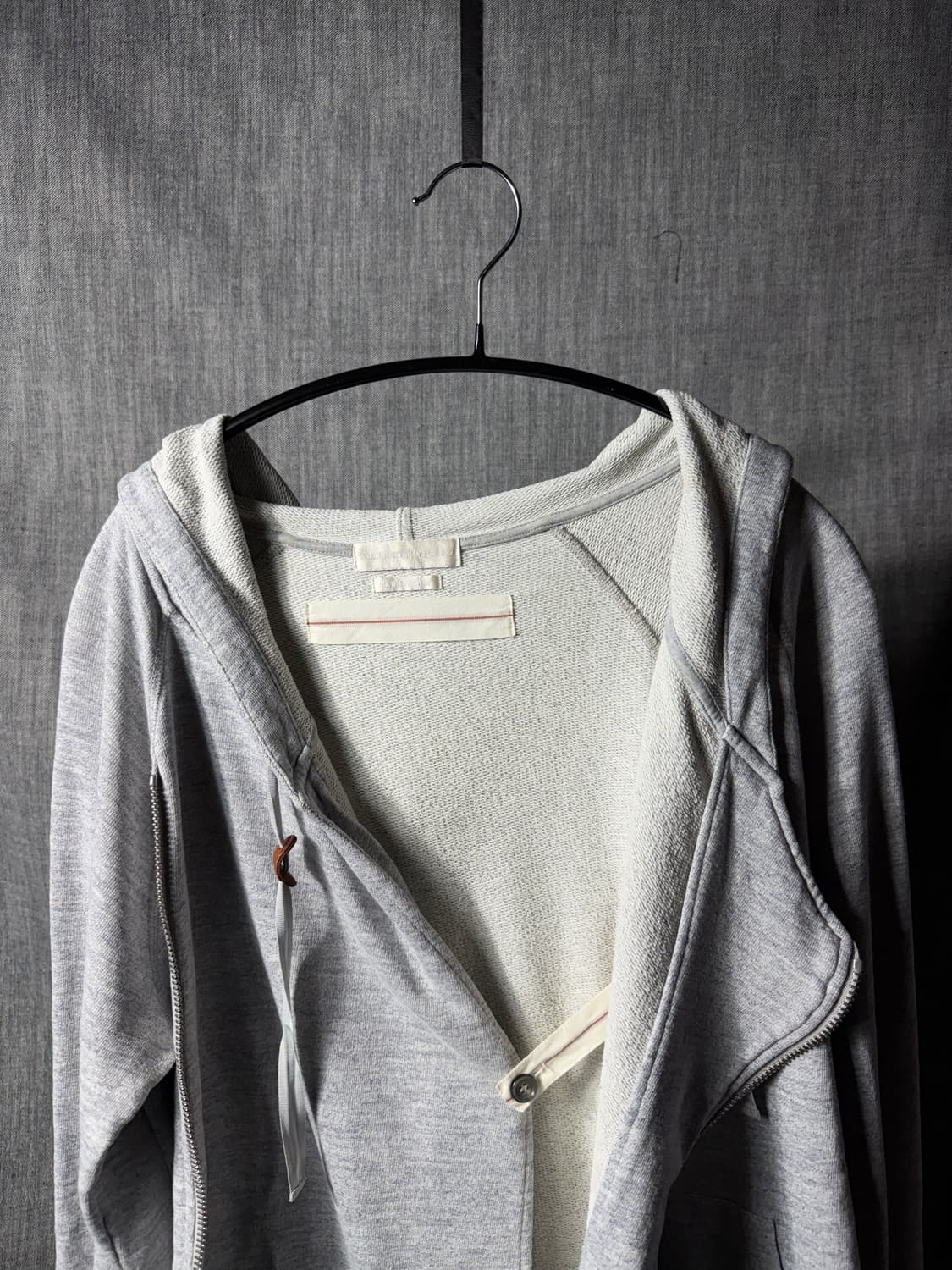 알렉산더 맥퀸 사선 비대칭 후드집업 상품이미지5