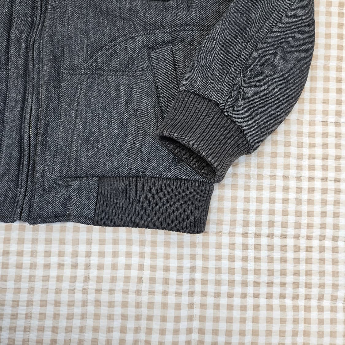 써스데이아일랜드 울 집업점퍼 남자100 상품이미지4