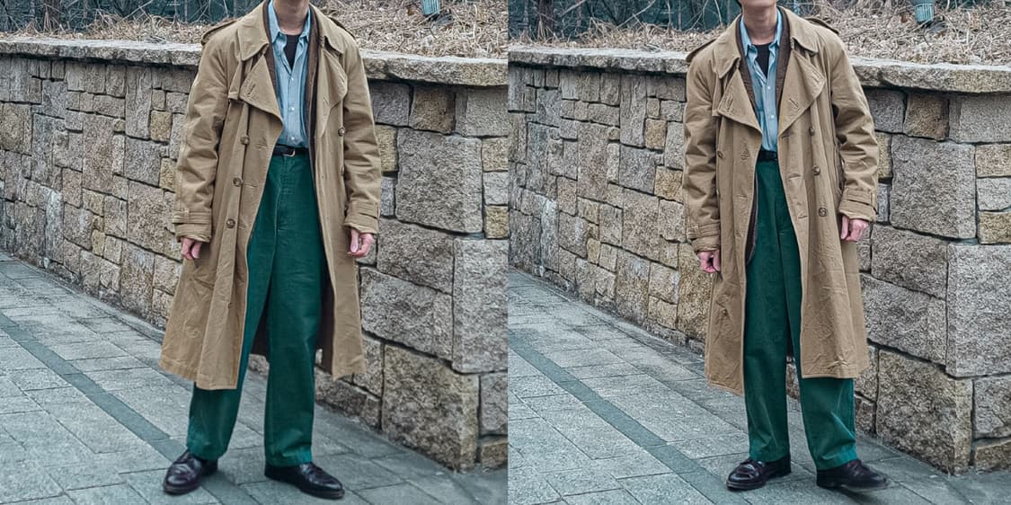 [착샷] Copano86 코파노86 클래식 트렌치 코트 베이지 상품이미지10