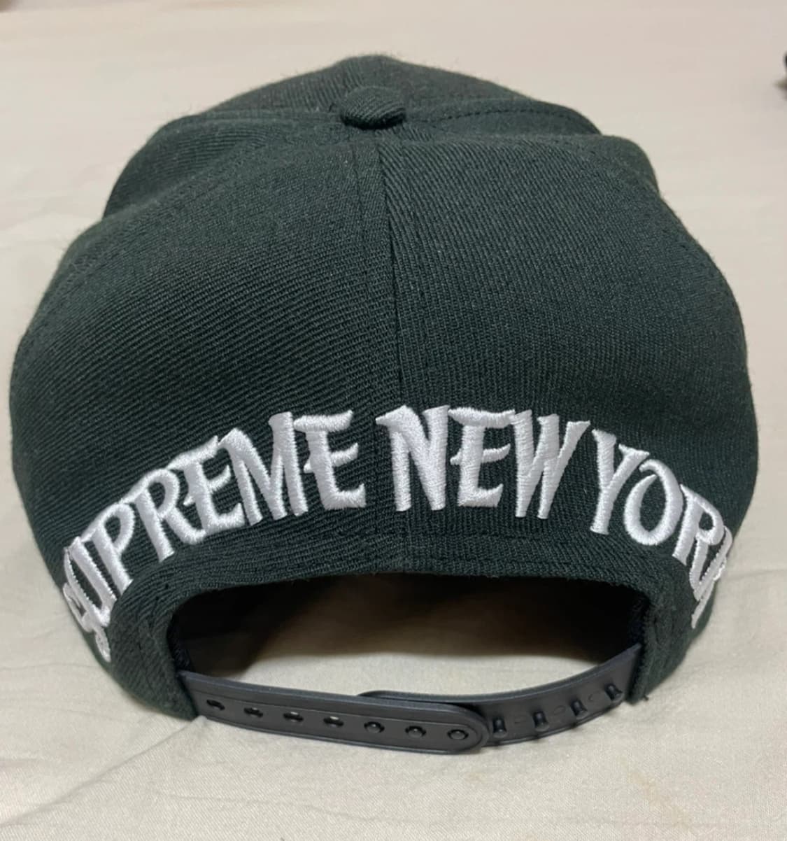슈프림 뉴욕 6-패널 블랙 - 25SS 상품이미지3