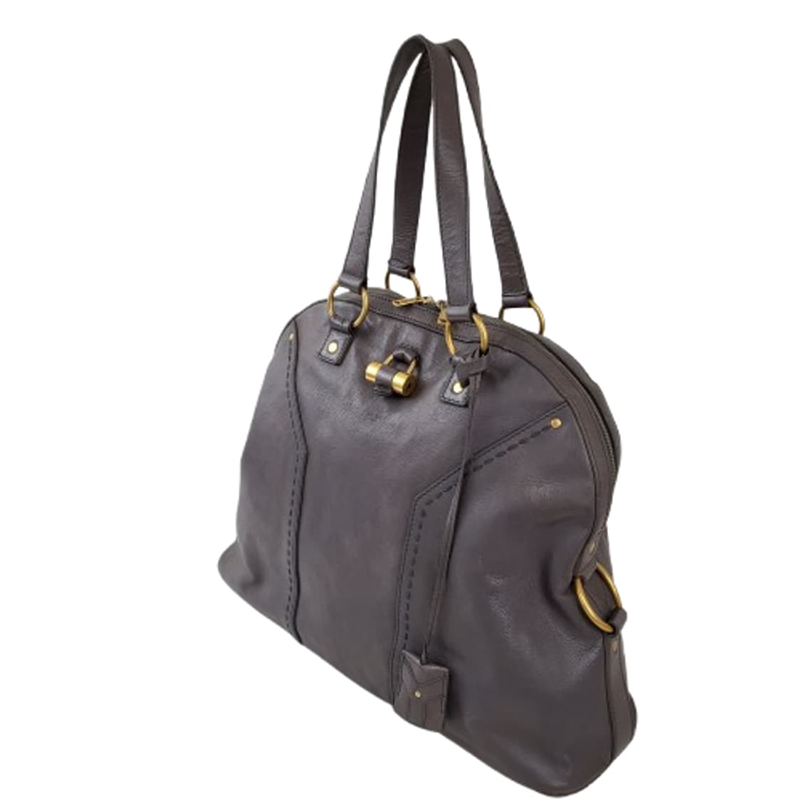 정품 생로랑(입생로랑) 뮤즈백 그레이 라지 상품이미지4