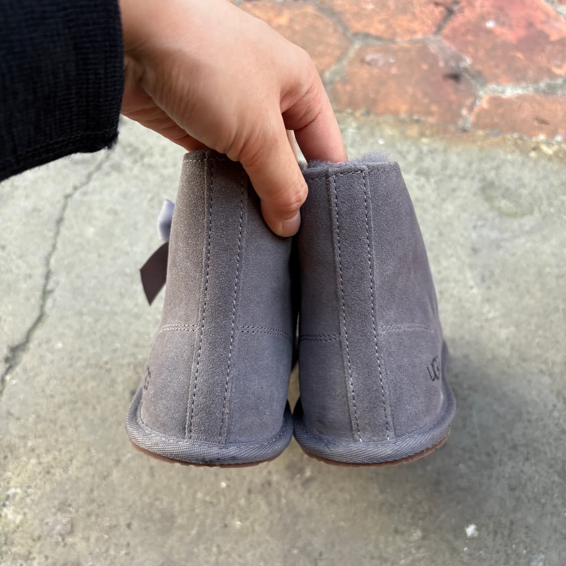 Ugg 어그 리본 스웨이드 부츠 (240) 상품이미지4