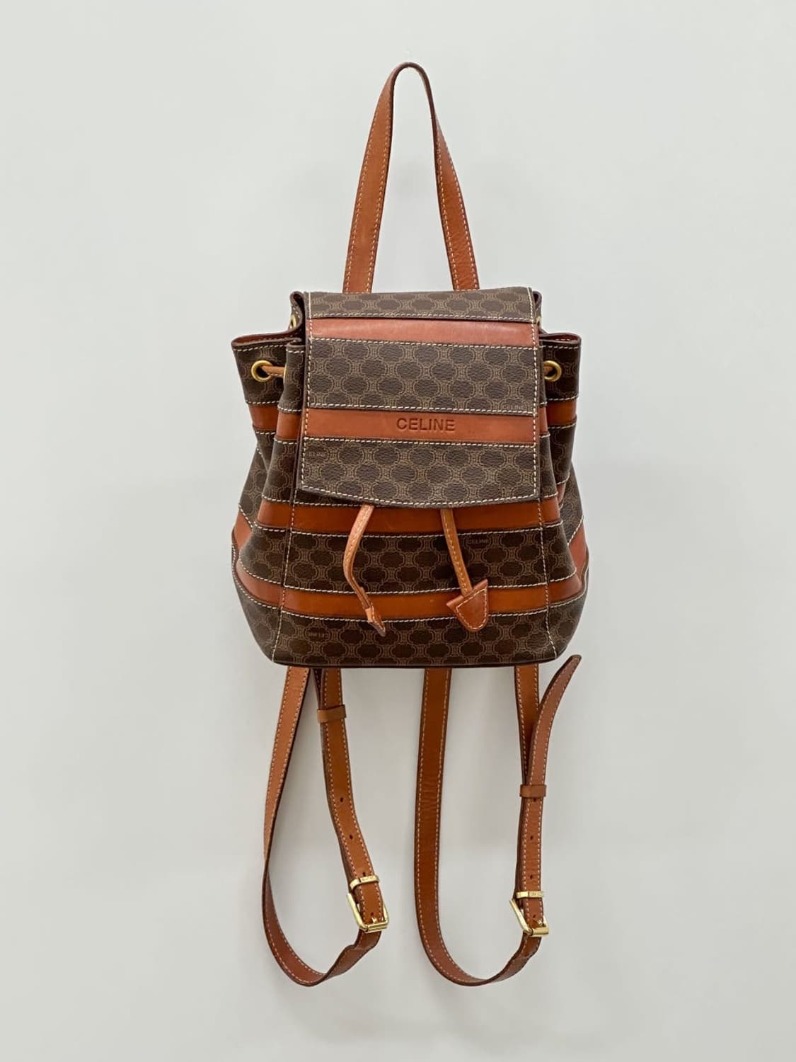 celine / 셀린느 브라운 마카담 미니 백팩   상품이미지3