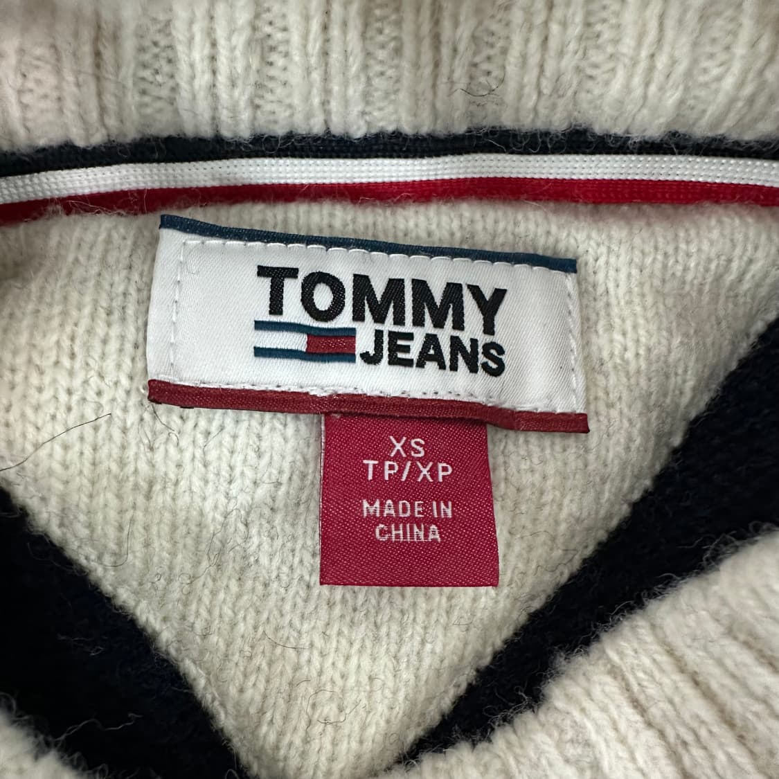 타미진스 성조기 니트 네이비 xs 상품이미지3