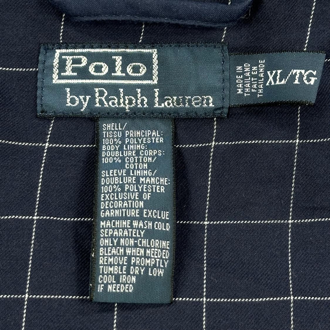 폴로 랄프로렌 클래식 바라쿠다 블루종 자켓 네이비 XL 상품이미지7