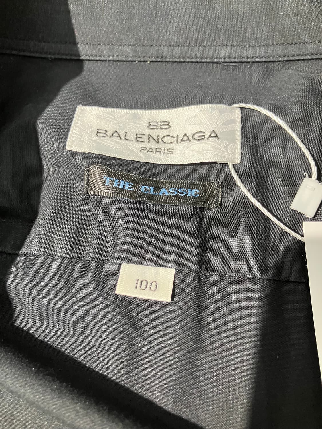 Balenciaga 블랙 핑크 스트라이프 셔츠 상품이미지8