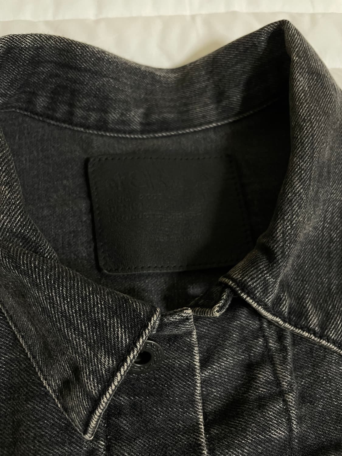 [4/XL] 오어슬로우 대전판 1세대 흑청 블랙 워시드 데님 자켓  상품이미지4